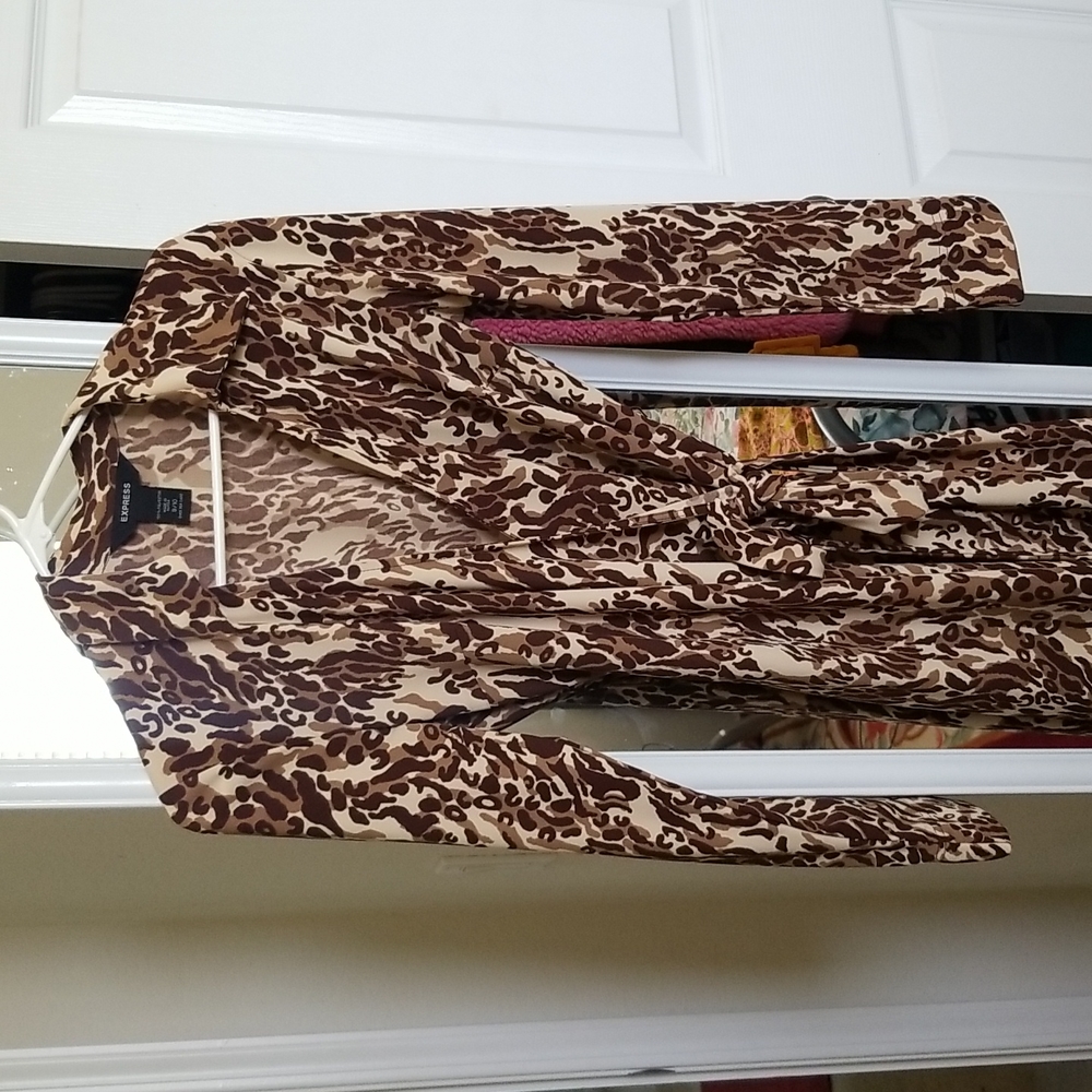 Midi wrap dress